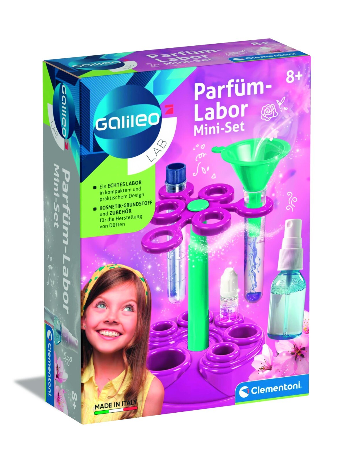 Galileo Lab Parfüm-Labor Mini-Set - Duftkreationen selber erschaffen - Experimentierkasten für Kinder ab 8 Jahren von Clementoni 59377 - Bild 2