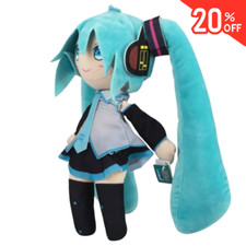 Hatsune Miku Plush Doll 25cm Japanese Anime Stuffed Toy Soft Pillow Kids Gift