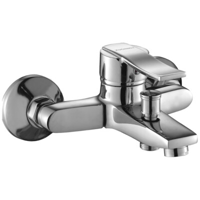 Badewannenarmatur MADERA Chrom Badarmatur Wannenbatterie Wannenarmatur