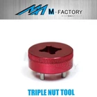 Steering Stem Triple Nut Tool For 1098 1198 Monster Streetfighter Hypermotard