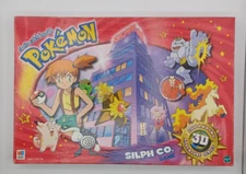 POKÉMON SILPH CO. GAME Milton Bradley - Vintage! 2000 - Missing 1 piece