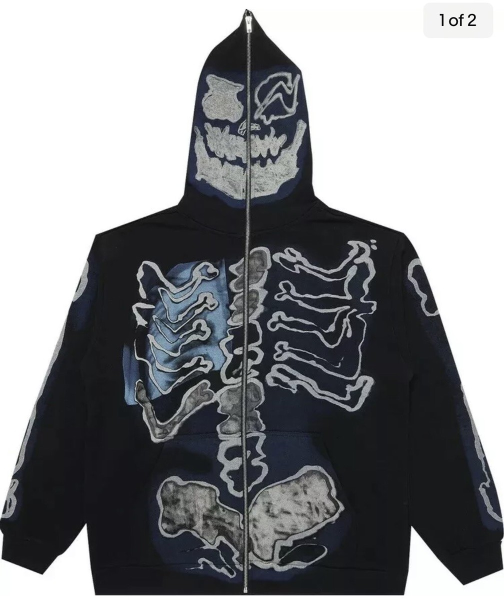Travis Scott Cactus Jack For Fragment Skeleton Graffiti Full Travis Scott Cactus Jack For Fragment Skeleton Graffiti Full