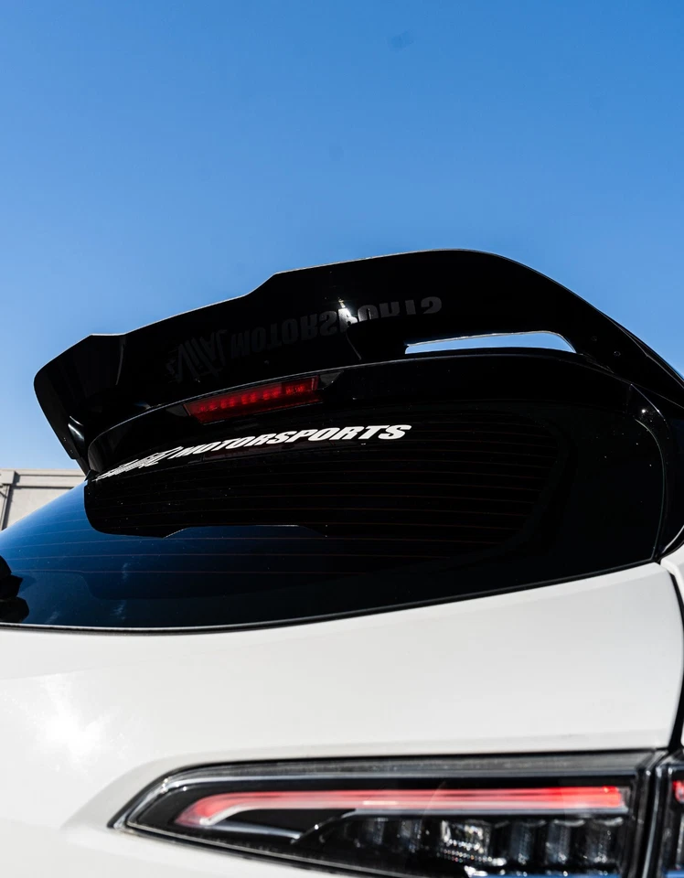 E210 Toyota Ducktail Spoiler extension by Splittergang Aero ! Corolla Hatchback - Image 4 of 4
