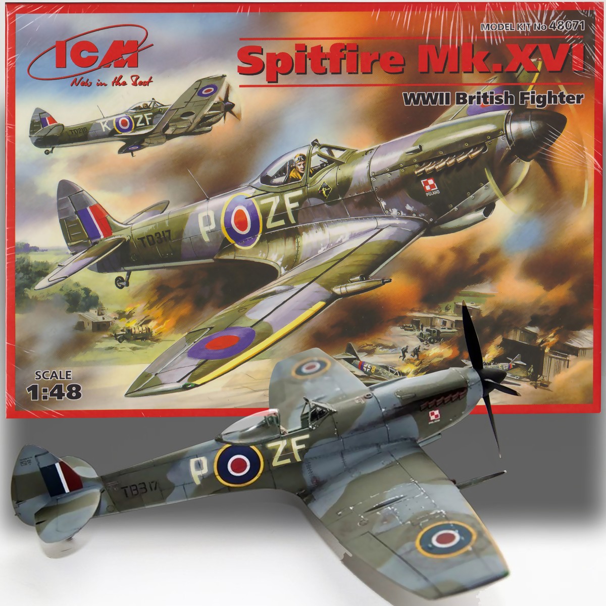 ICM 48071 1/48 SUPERMARINE SPITFIRE Mk.XVI MODEL KIT NO | eBay