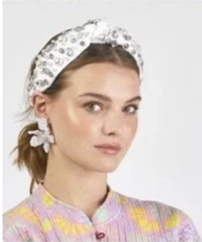 Lele Sadoughi X Stoney Clover Blanc Headband - NWT - Picture 10 of 10