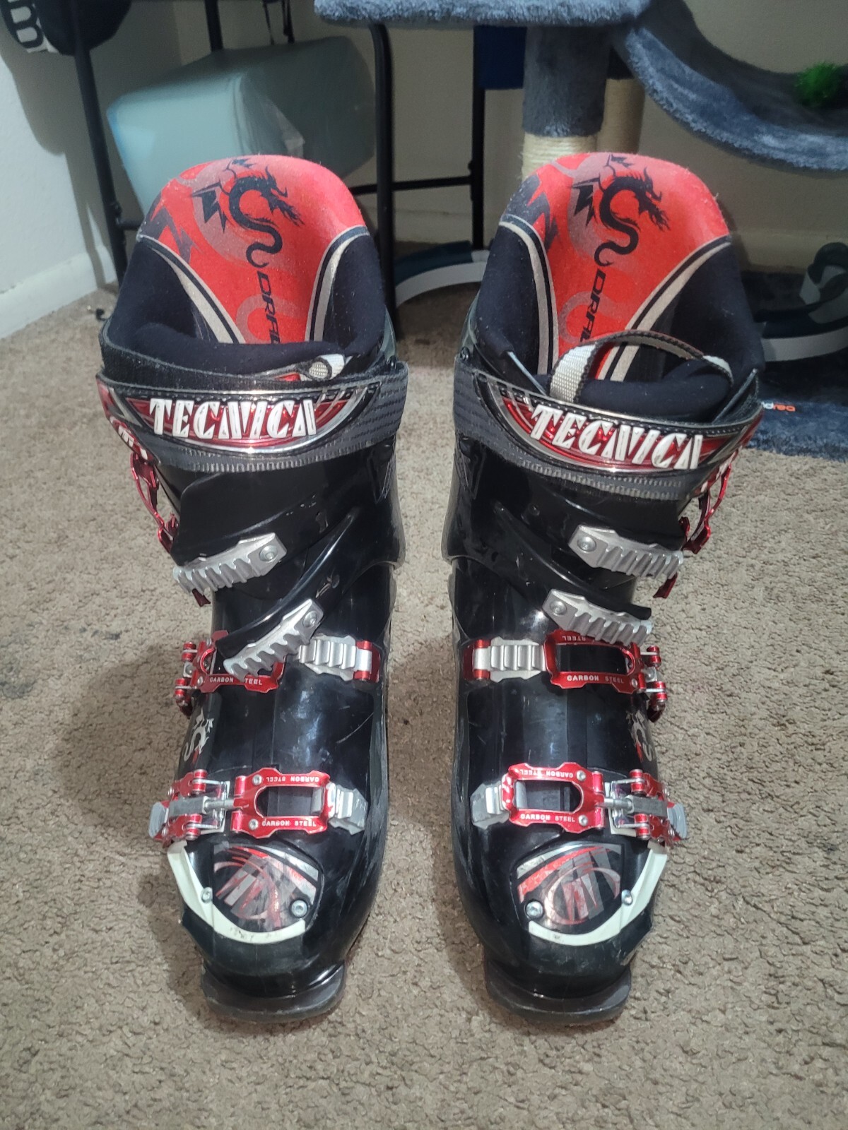 SALOMON Tecnica DRAGON 100 SCARPONI da sci uomo 27 5 275 fodere UltraFit 315 mm