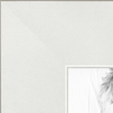 ArtToFrames Custom Picture Poster Frame Satin White 1.25" Wide