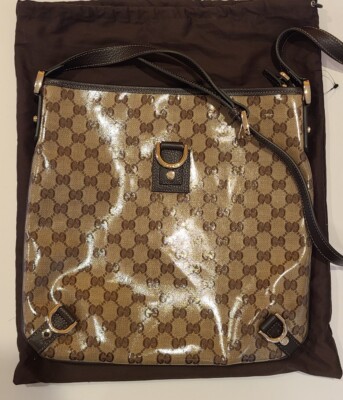 Gucci Abbey D-Ring Coated Canvas messenger crossbody bag