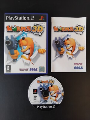 Worms 3D - PlayStation 2 (PS2) Game - PAL - With Manual