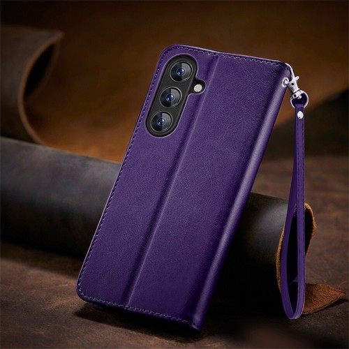 Leather Elk Deer Wallet Phone Case for Samsung S25 S24 S23 S22 S21 S9 S8 S10 S20 - 第 12/18 張圖片