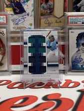  2020 Panini National Treasures Game Gear Materials Eights Kyle Lewis/99 AL ROTY