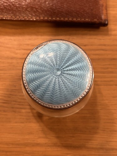 Cuenco de vidrio esmaltado con guilloche Art Deco Henry Charles Freeman - Imagen 14 de 16