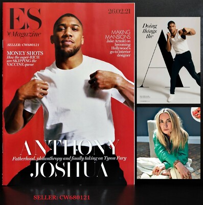 ANTHONY JOSHUA BOXING DOING THINGS THE AJ WAY MEG MATHEWS ES MAGAZINE FEB 2021