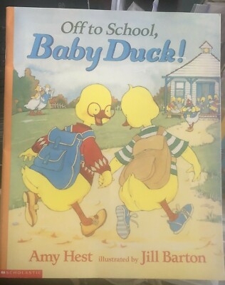 Off to School, Baby Duck! - Paperback By Hest, Amy Set of 4 with Cassette Tape