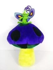 Purple Mushroom Green Butterfly Bug Play by Play Plush Toy 16" Tall