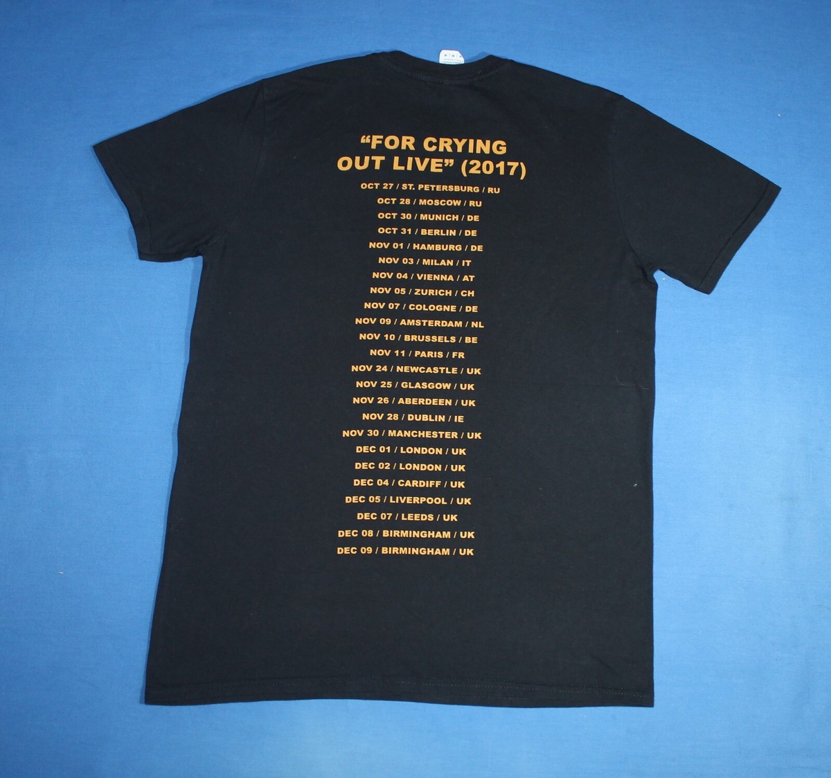 Kasabian Shirt For Crying Out Loud Live Tour 2017 Indie Rock Band