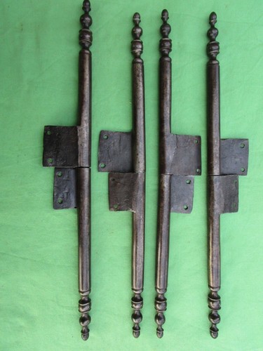 6 Fiches à Larder En Fer Pour Portes De Placards Ou Volets - Hauteur 9.7cm