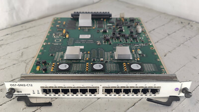 Alcatel-Lucent OS7-GNI2-C12 12 Port Ethernet Switch Module 050444-06P 050444-03