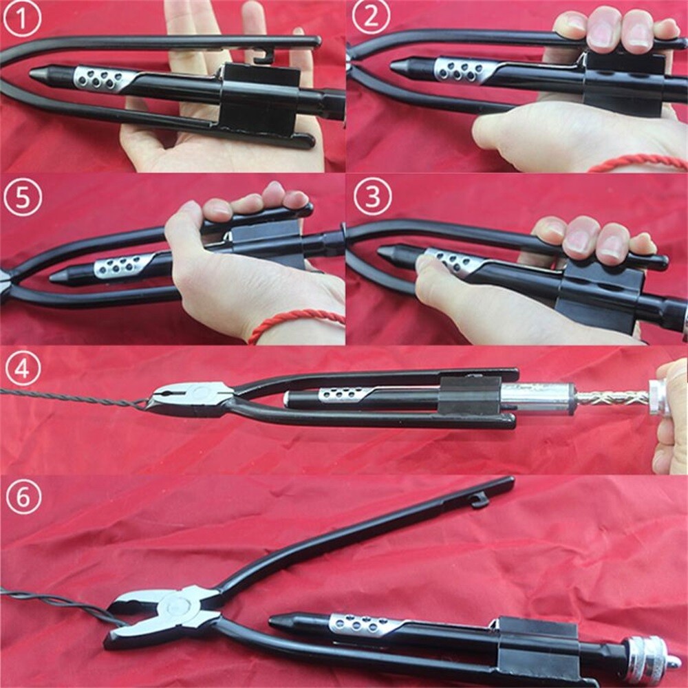 Pinza Aeronautica 6 E 9 Pollici Pinza Twister Per Filo Di Sicurezza Aeronautico 6 E 9 Pollici Con Bobina Filo Inclusa - Cal Hawk Pinza Piombatura