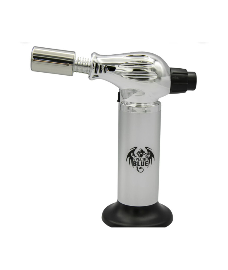 Special Blue The Flame Thrower Double Flame Butane Refillable Torch Lighter