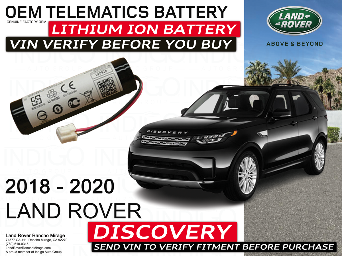 2018-2020 LAND ROVER DISCOVERY TELEMATICS OEM BATTERY DIS-LR089861