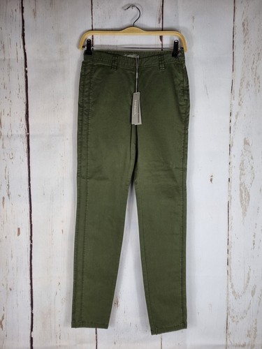 Sandwich Ladies Khaki Green Skinny Stretch Jeans Size 36 Uk 10 New - Picture 1 of 9