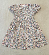 Mini Boden Charming Floral Dress with Multicolor Blooms Cottagecore 9/10
