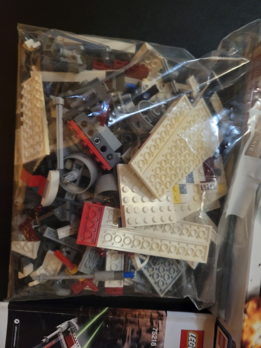Incomplete LEGO Star Wars 75218 X-Wing Starfighter For Parts