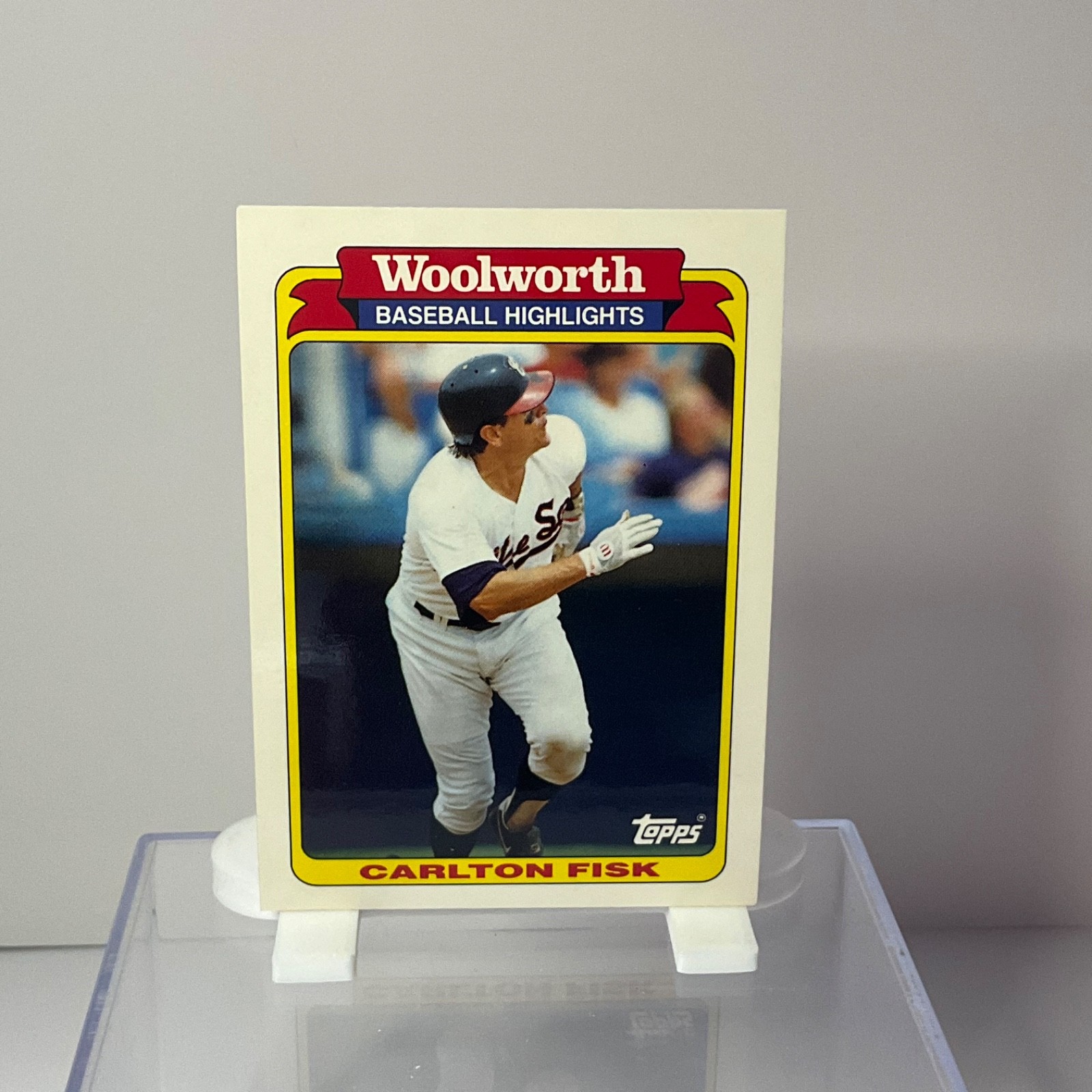 1991 Topps Woolworth Baseball Highlights - Carlton Fisk #12