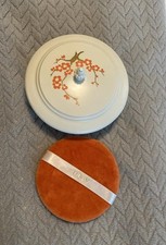 Vintage Avon Imperial Garden Beauty Powder Decanter Original Puff  1974