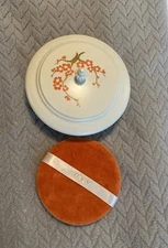 Vintage Avon Imperial Garden Beauty Powder Decanter Original Puff  1974