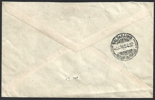 (BL) Chile 1954 Brief nach USA - Bild 2 von 2