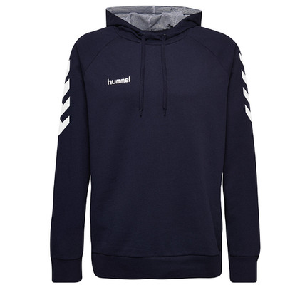 Hummel Kapuzenpullover Go Cotton Hoodie Pullover Kapuzenpulli blau 203508 7026