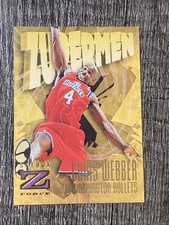 CHRIS WEBBER, 1996-97 SKYBOX Z-FORCE ZUPERMEN #198, BULLETS