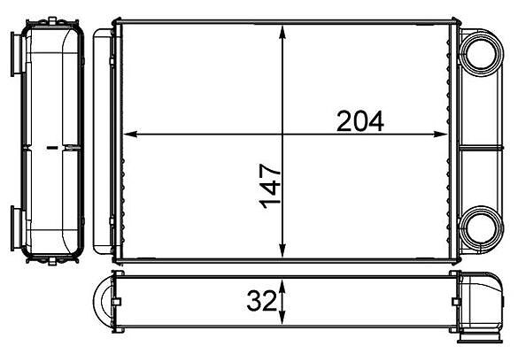 Mahle WäRmetauscher, Innenraumheizung U.A. FüR Opel, Vauxhall-image