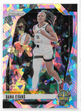 2024 Panini Prizm WNBA Cracked Ice #72 Dana Evans Chicago Sky Louisville
