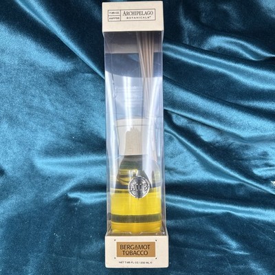 Archipelago Botanicals Home Fragrance Reed Diffuser 7.85 oz Bergamot Tobacco 