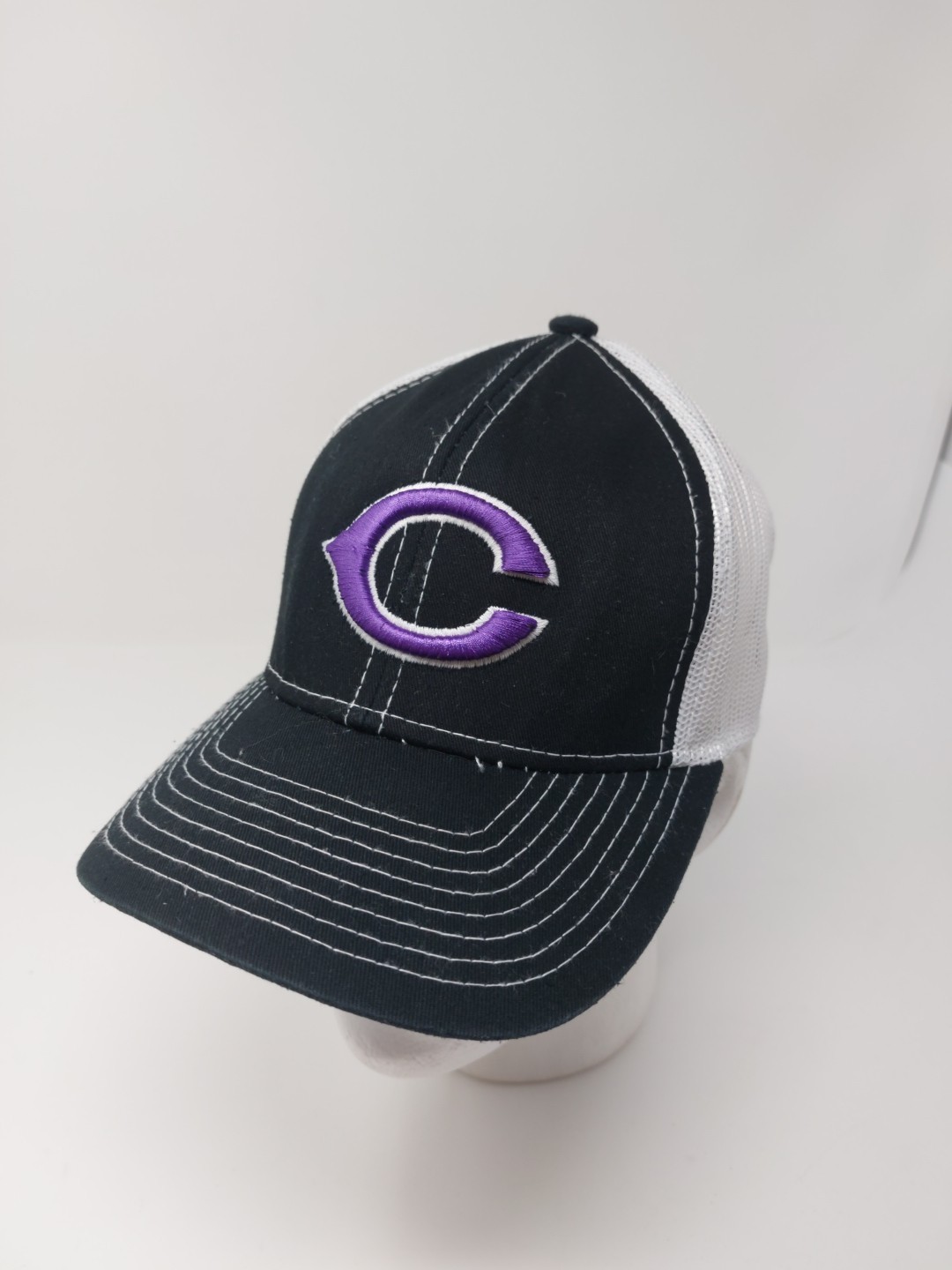 C Logo Snapback Hat Adjustable Mesh Back Outdoor … - image 1