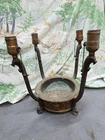 Antique 110 Yr+ Lamp Base PART by Pittsburgh Lamp, Brass & Glass Co. Early 1900s