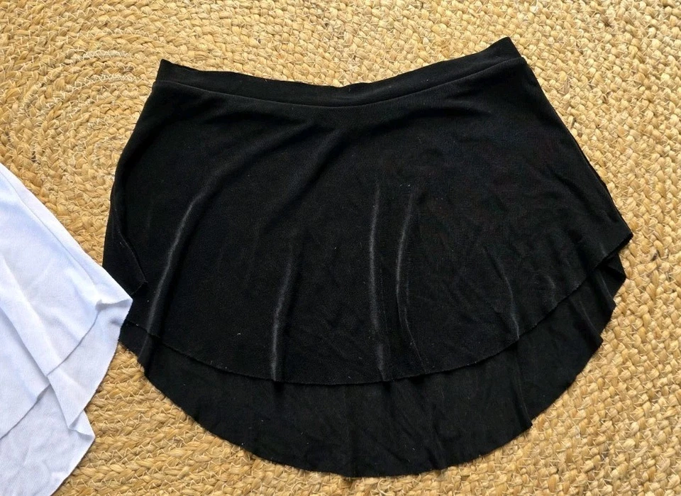 Lote De 2 Falda De Ballet Punta Bala Falda Corta Baile Pro Adulto Mediana  - Imagen 3 de 4