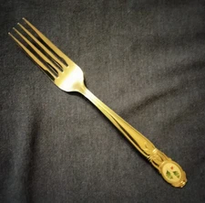 stainless HOLIDAY PLATINUM 2005 Lenox dinner fork Vietnam 18/8 silver flatware