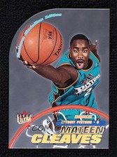 2000-01 Fleer Ultra Rookie Platinum Medallion 4/25 Mateen Cleaves #208P 3c7