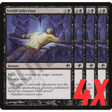 MTG Instill Infection (Scars of Mirrodin) 68/249 (NEAR MINT) (4X)