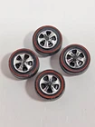 Hot Wheels Original Redline Tires 4 Small Bearing style from 1968 to 70