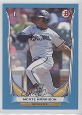2014 Bowman Draft Blue 236/399 Monte Harrison #DP48 7c7
