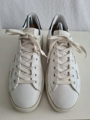 Golden Goose Pure Star, Gr 40, Leder,  weiß mit schwarz, sehr guter Zustand