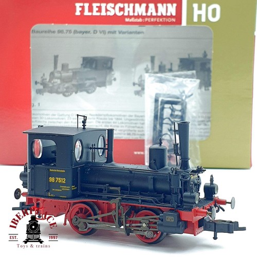 ♻️🚂 Fleischmann 400601K Dampflokomotive BR 98 7512 DRG Epoche II H0 DC Analog | Condition: Gebraucht