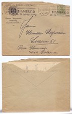 120497 - Brief - Werbestempel Hamburg 1.8.1921 nach Loccum - mit Inhalt