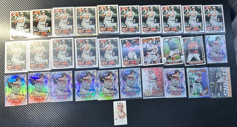 31 Card Adley Rutschman ROOKIE Card lot