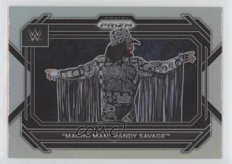 2023 Panini Prizm WWE Silver Prizm Macho Man Randy Savage #35 HOF pw2